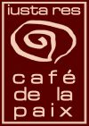 logo café de la paix marrone